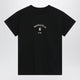 Mm6 Maison Margiela Black T-Shirt With Logo Print