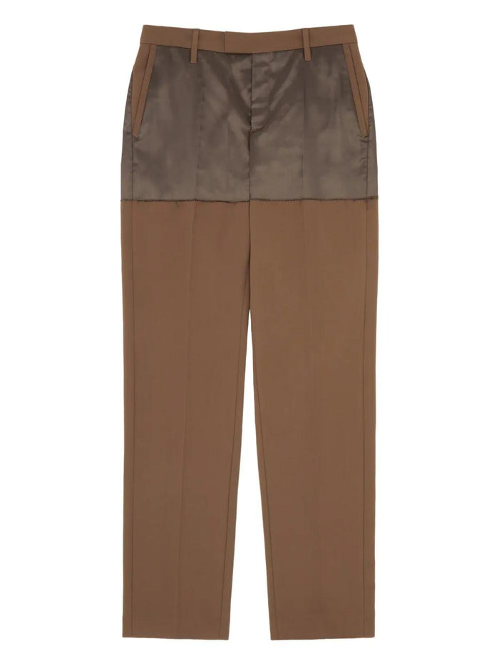 Mm6 Maison Margiela Brown Polyester Blend Pant