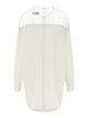 Mm6 Maison Margiela Tulle Insert Shirt