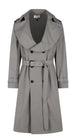 Maison Margiela Grey Cotton Polyamide Coat