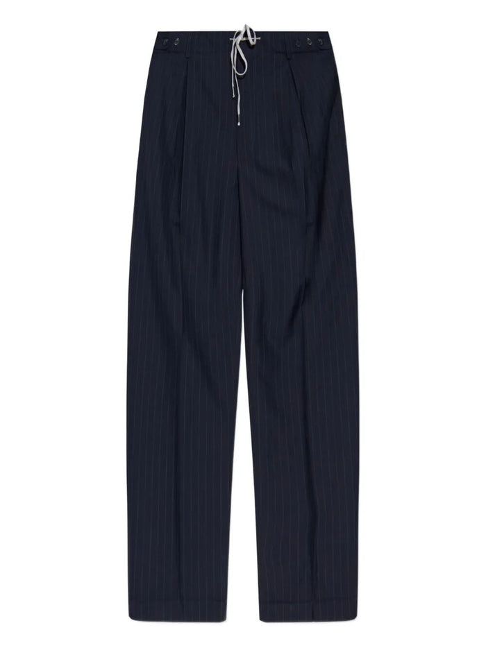 Maison Margiela Blue Wool Pants
