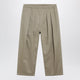 Maison Margiela Low-Crotch Cotton Gabardine Trousers In Beige