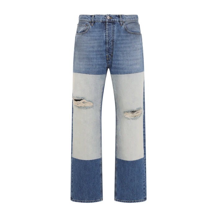 Maison Margiela Medium Blue Straight-Leg Jeans