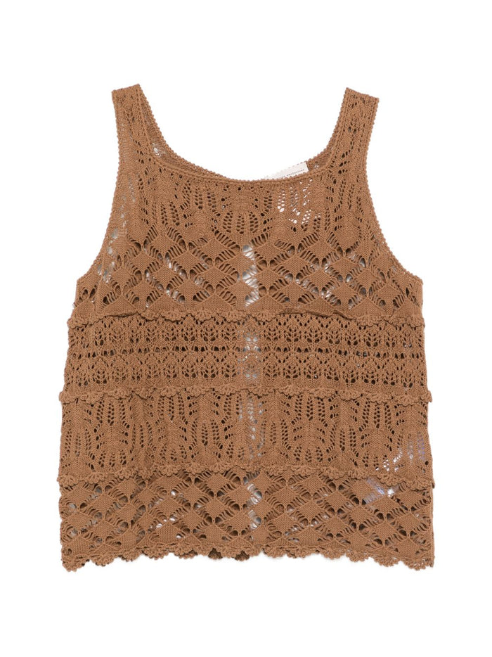 Semicouture Shelley Cotton Tank Top