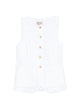 Semicouture Glenna Linen Vest