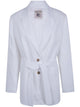 Semicouture Belted Linen Jacket