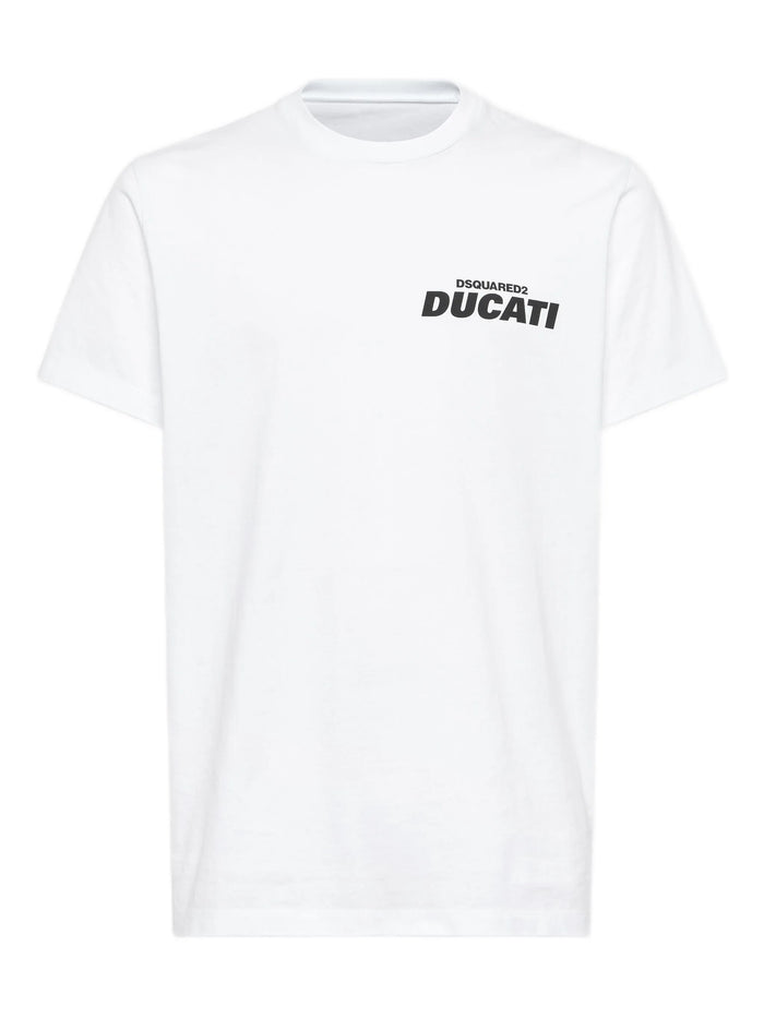 Dsquared2 White Cotton T-Shirt