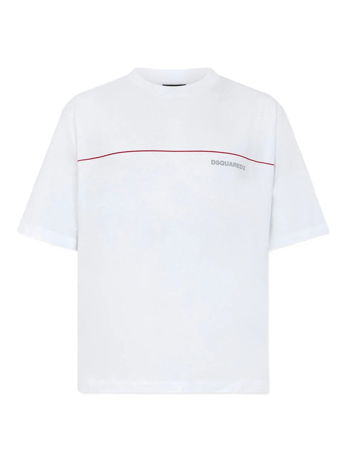 Dsquared2 White Cotton T-Shirt