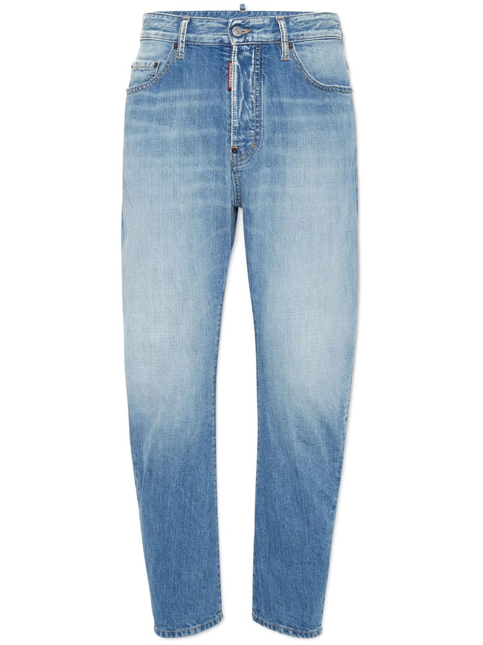 Dsquared2 Navy Blue Cotton Pants