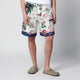 Dsquared2 Bermuda Shorts With Tropical Print In Silk