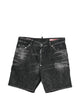 Dsquared2 Shorts Black Cotton Elastane Pants