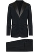 Dsquared2 Miami Virgin Wool Two-Pieces Suit With Satin Lapels