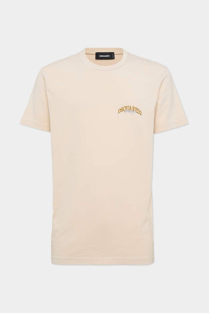 Dsquared2 Beige Cotton T-Shirt