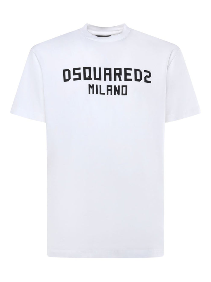 Dsquared2 White Cotton T-Shirt