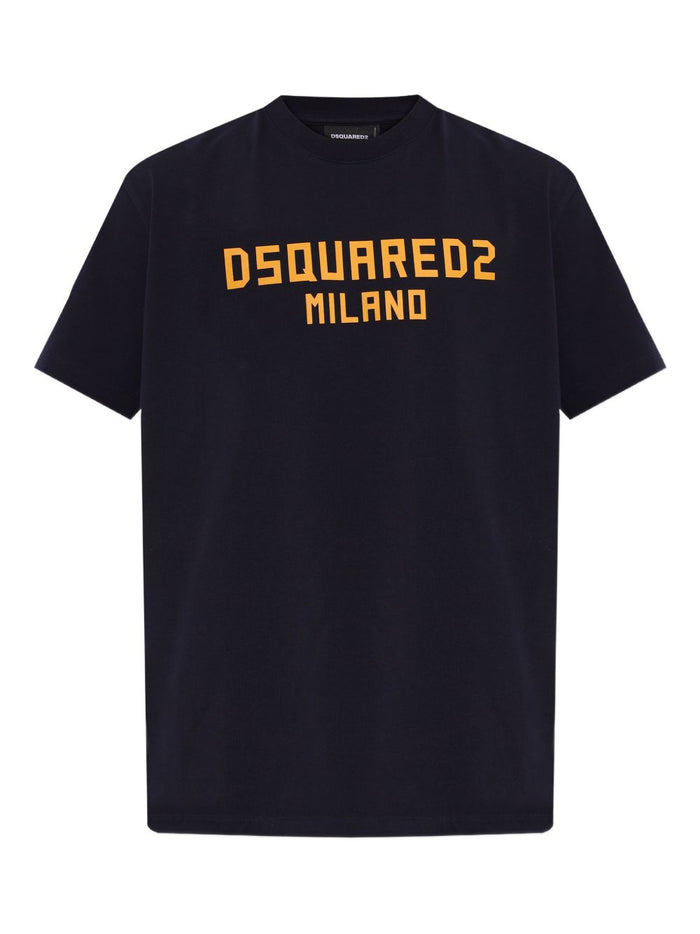Dsquared2 Black Cotton T-Shirt
