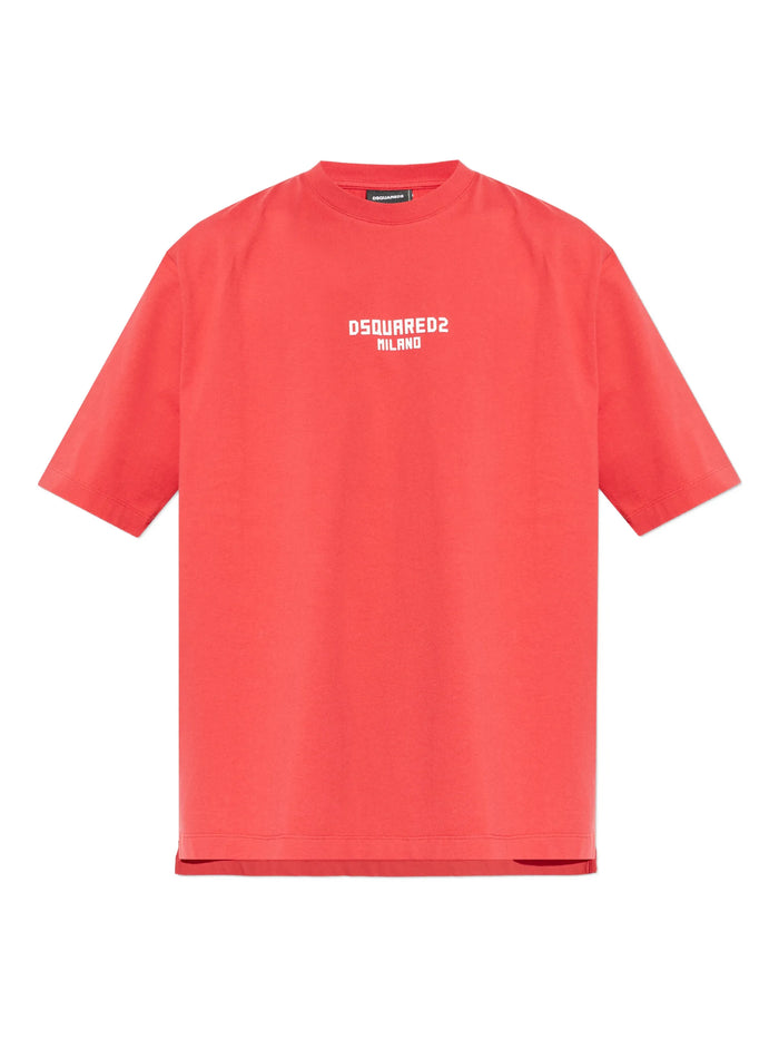 Dsquared2 Red Cotton T-Shirt