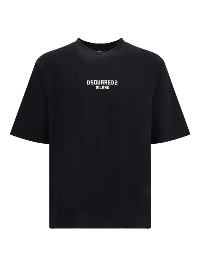 Dsquared2 Black Cotton T-Shirt
