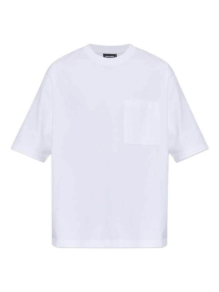 Dsquared2 White Cotton T-Shirt