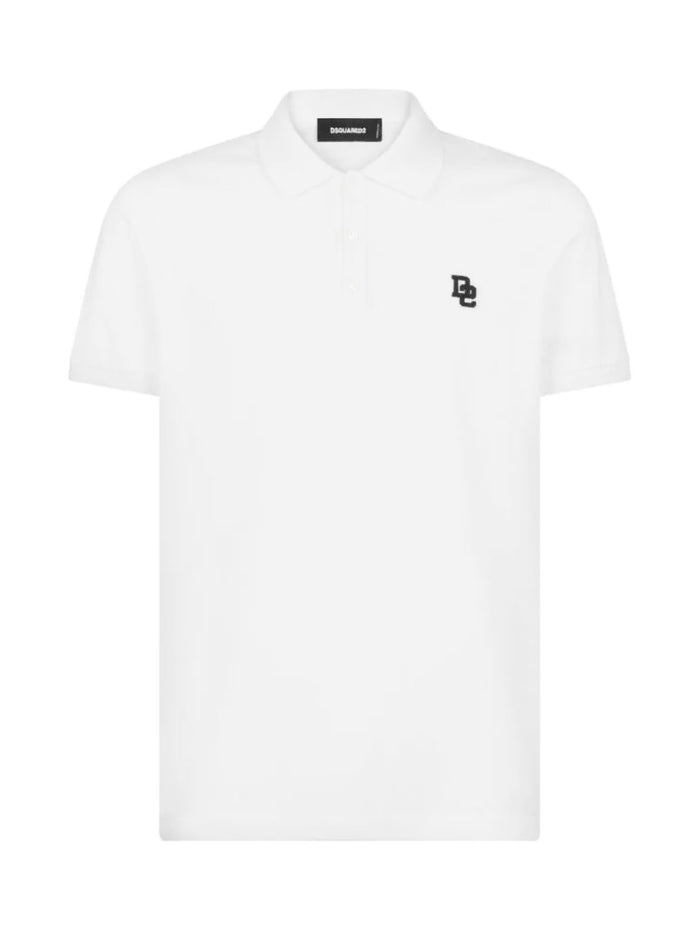 Dsquared2 Tennis Fit D2 Logo Polo Shirt
