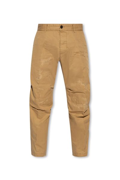 Dsquared2 Distressed Straight Leg Trousers