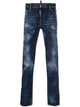 Dsquared2 Faded Stretch Cotton Jeans