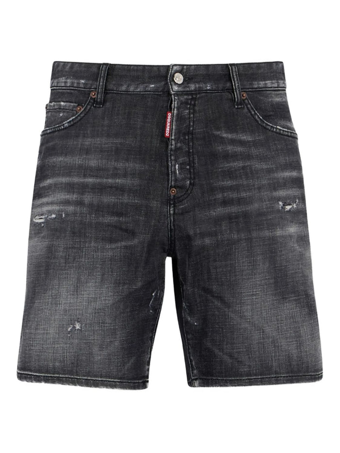 Dsquared2 Dsquared2 Fog Wash Denim Shorts