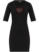 Dsquared2 Women Black Cotton Stretch Suit