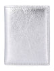 Comme Des Garçons Wallet Comme Des Garçons Metallic Leather Card Holder