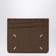 Maison Margiela Brown Four Stitches Calfskin Card Holder