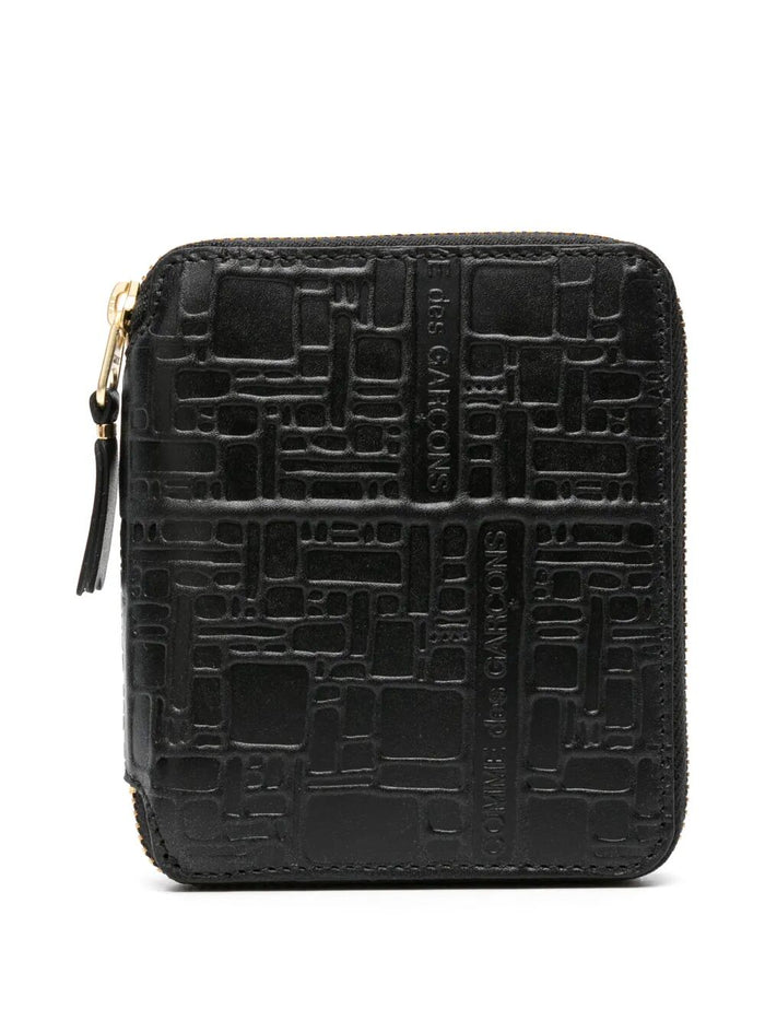Comme Des Garçons Wallet Comme Des Garçons Wallet Embossed Logotype Leather Wallet