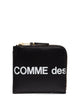 Comme Des Garçons Black Leather Coin Case