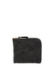 Comme Des Garçons Wallet Zip Calf Leather Wallet