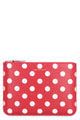 Comme Des Garçons Wallet Leather Flat Pouch