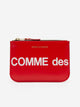Comme Des Garçons Wallet Huge Logo Wallet
