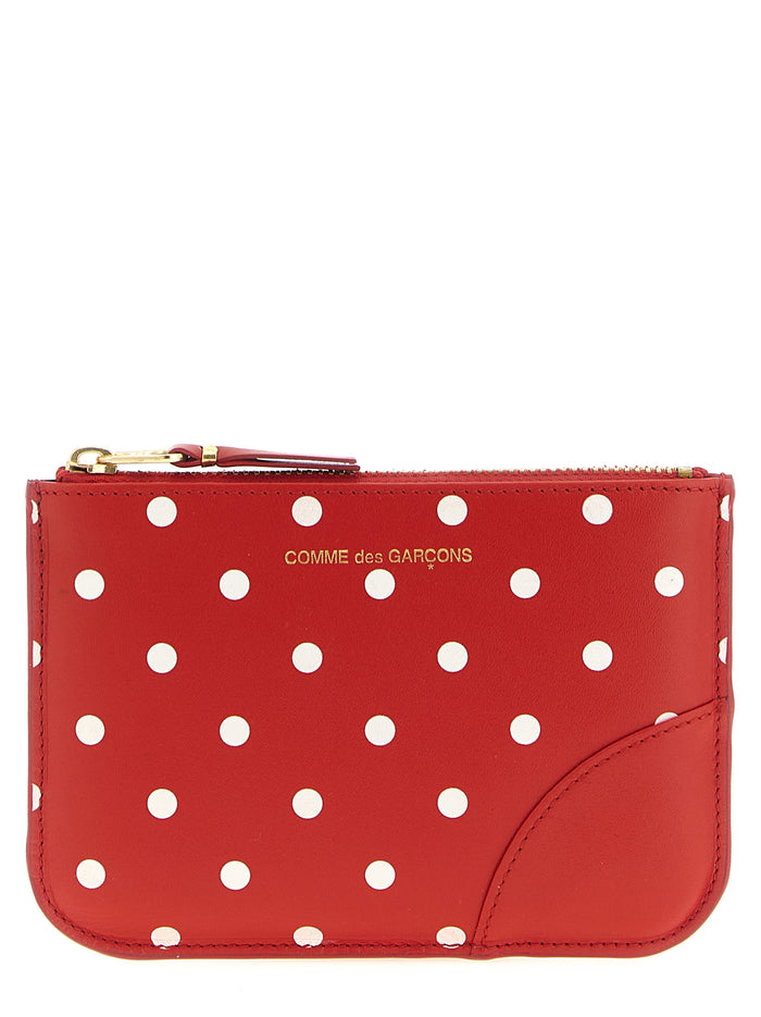 Comme Des Garçons Wallet Polka Dots Printed Card Holder