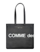 Comme Des Garçons Wallet Comme Des Garçons Wallet Leather Logo Tote