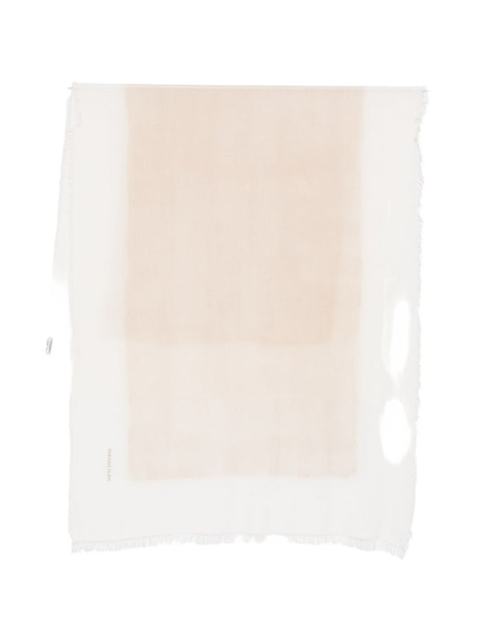 Fabiana Filippi Beige Modal Cashmere Scarf