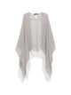 Fabiana Filippi Fringed Linen Fabric Cloak