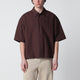Studio Nicholson Brown Cotton Poplin Shirt