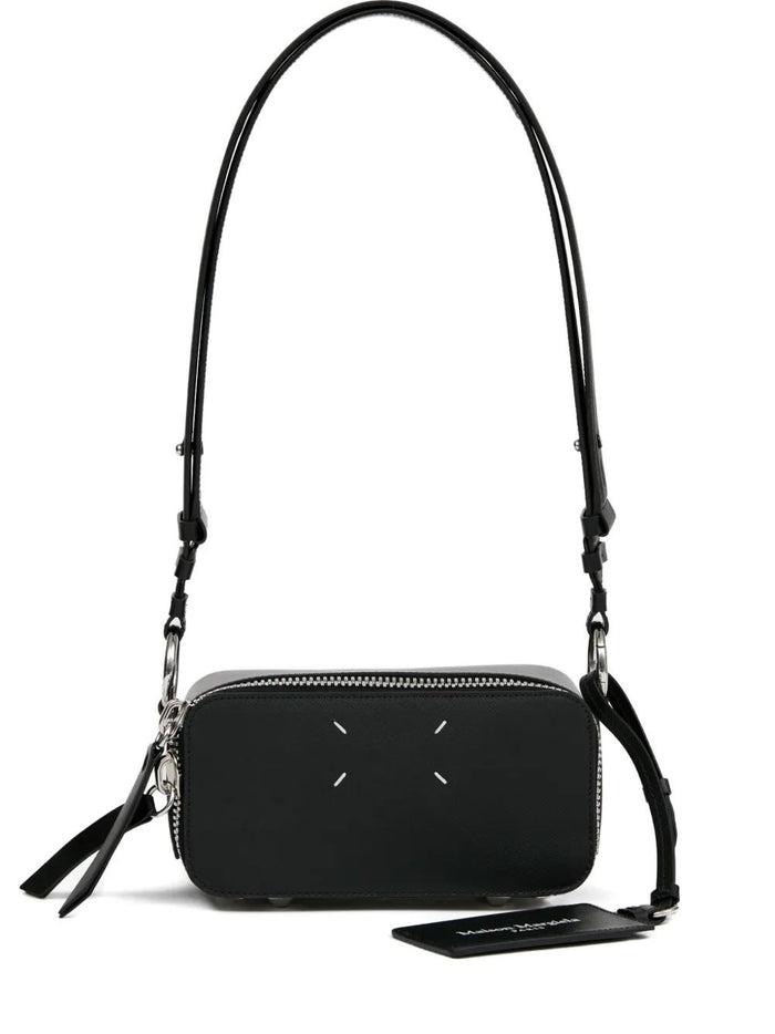 Maison Margiela Black Leather Shoulder Bag