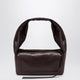 Maison Margiela Box East West Small Bag In Burgundy Leather