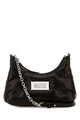 Maison Margiela Black Nappa Leather Micro Glam Slam Hobo Shoulder Bag
