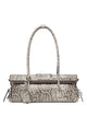 Maison Margiela Caprine Leather Polyester Brass Shoulder Bag