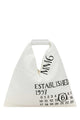 Mm6 Maison Margiela White Fabric Mini Japanese Handbag