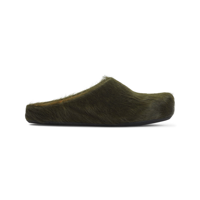 Marni Fussbett Sabot Flat Shoes -  - Leather - Green