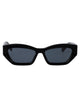 Stella Mccartney Shiny Black Plastic Sunglasses