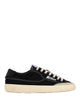 Autry Windscape Low Black Canvas Suede Cow Leather Rubber Sneakers