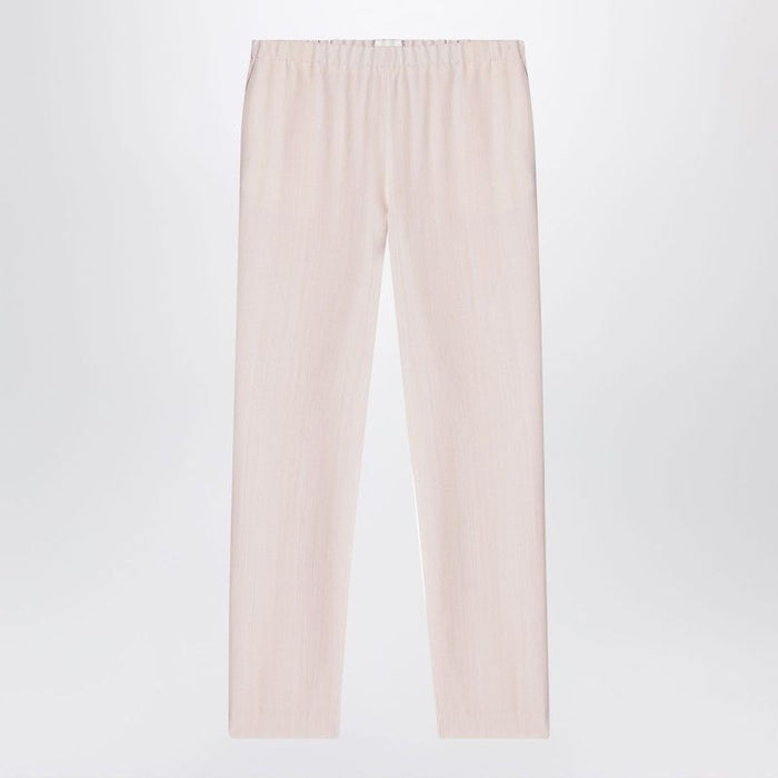 Loulou De Saison Light Pink Woolblend Trousers