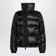 Sacai Black Down Jacket With Asymmetrical Zip