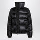 Sacai Black Down Jacket With Asymmetrical Zip